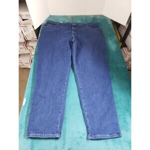 Lee Riders Jeans Size 24 Plus Womens Blue Stretch Mid Rise Relaxed Straight NWT